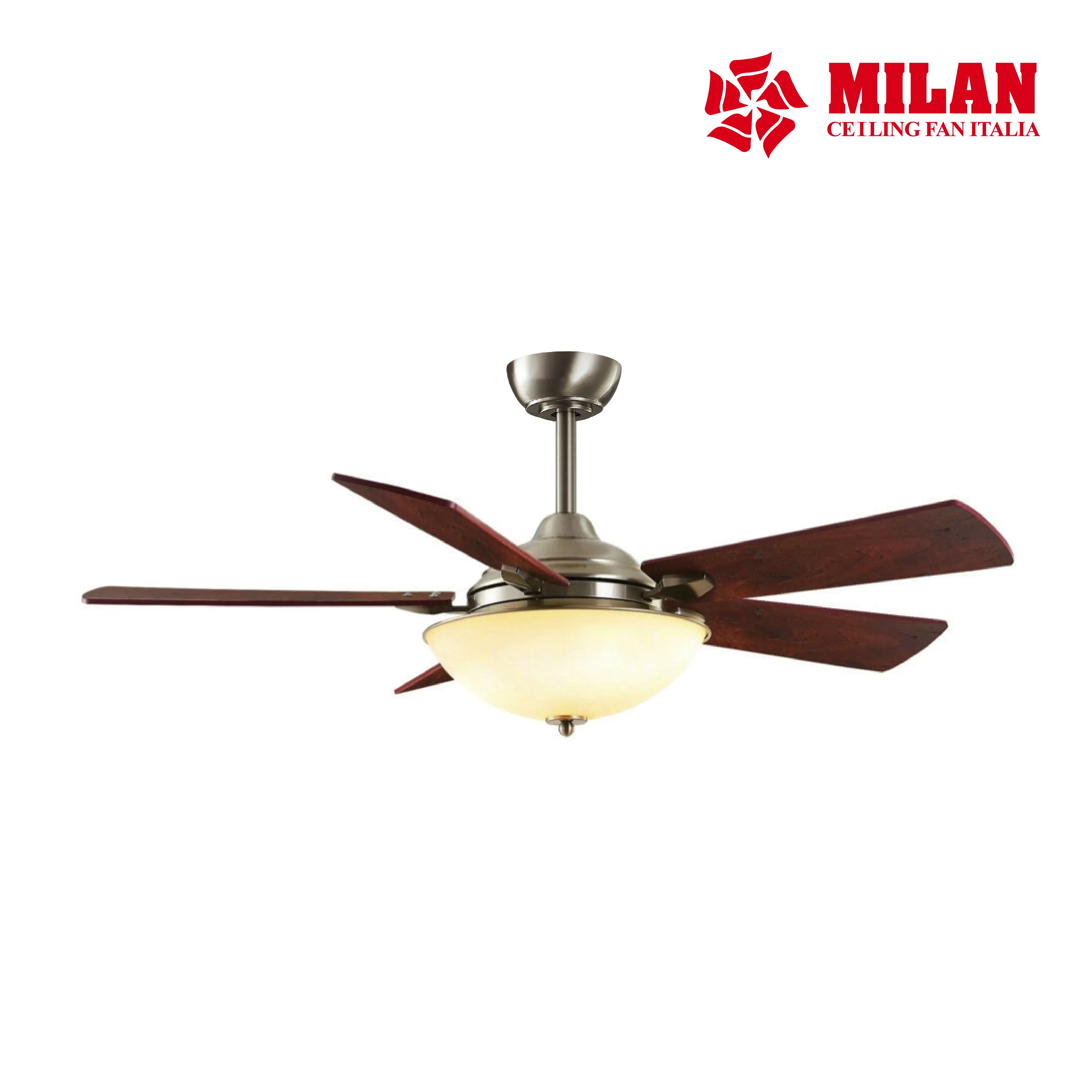 Tổng quan quạt trần đèn 5 cánh gỗ phong cách tân cổ điển FY513 - BN